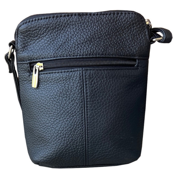 NEW, GREY Cowhide Leather, 7”L X 7 ½” H X 3”W - Picture 3 of 6